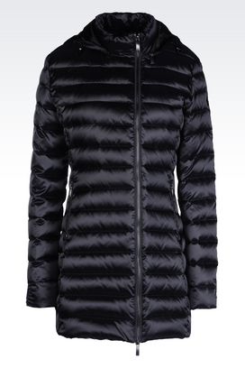 armani jeans down jacket women's