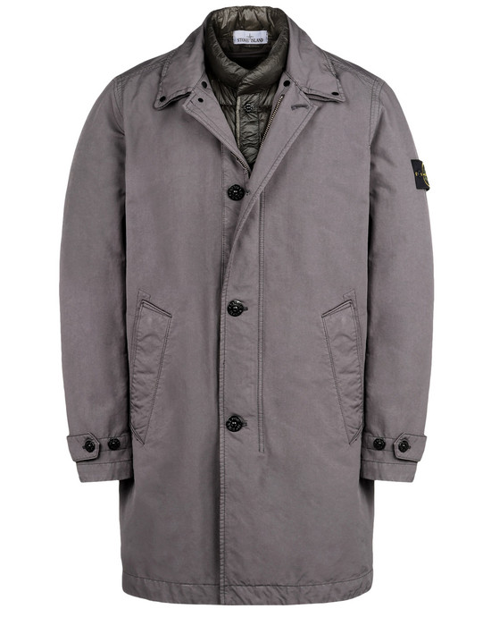 Stone island david sales tc trench coat