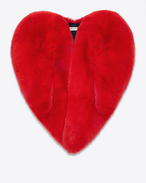 Heart Cape in Red Fox Fur