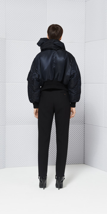 balenciaga windbreaker womens grey