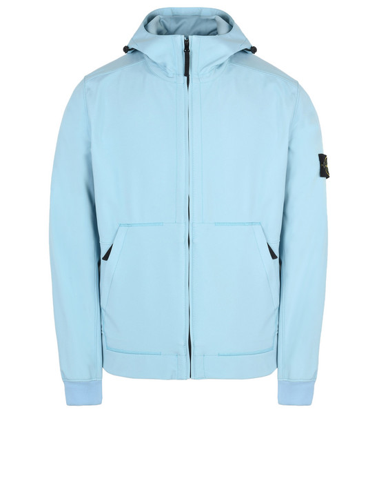 stone island light soft shell r blue