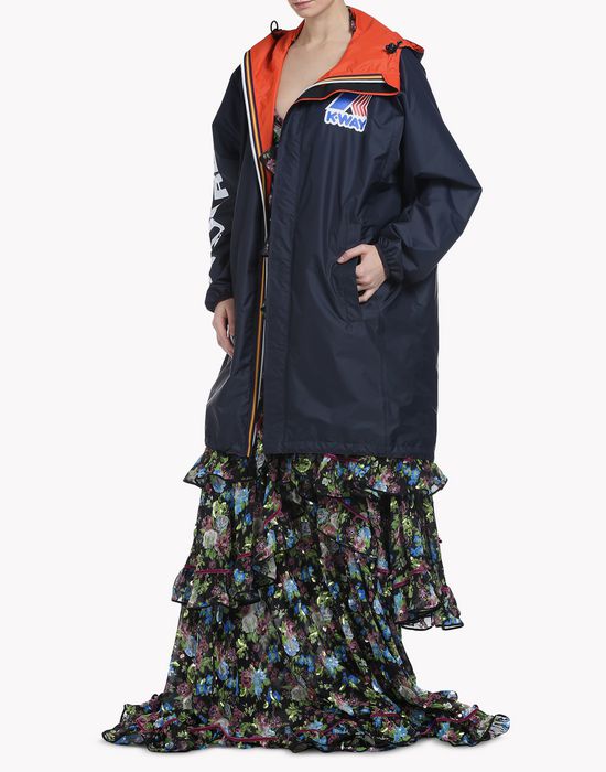 k-way reversible windbreaker parka coats & jackets Woman Dsquared2