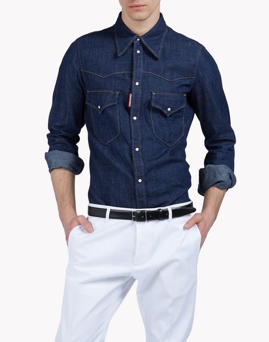 dsquared2 denim shirts