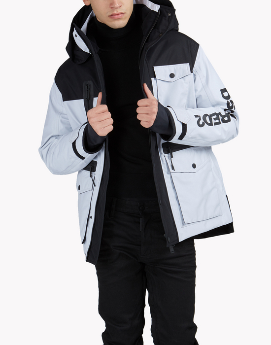 d2 ski hooded multi-pocket parka  coats & jackets Man Dsquared2