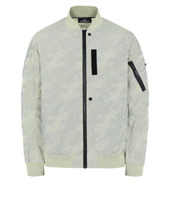 stone island shadow project white jacket