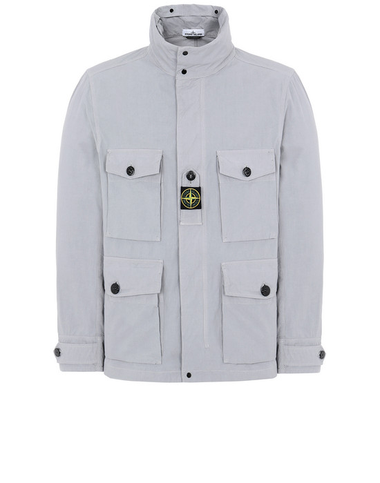 stone island coat grey