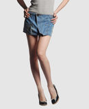 AGAINST MY KILLER - Denim skirts