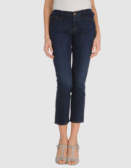 Gold Sign Denim Capris - Item 42182016