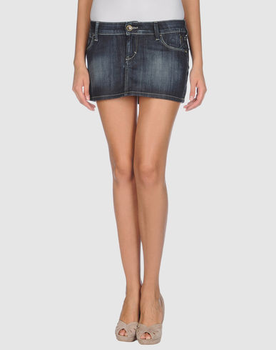 ZOOM MELTIN POT - Denim skirt