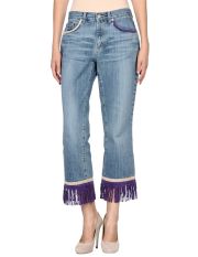 COTTON BELT - Denim trousers