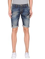 PAOLO PECORA - Denim bermudas