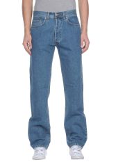 COTTON BELT - Denim trousers