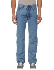 COTTON BELT - Denim trousers