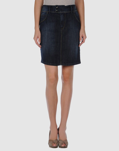 ZOOM 0/ZERO CONSTRUCTION - Denim skirt