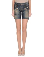 BLUMARINE - Denim shorts