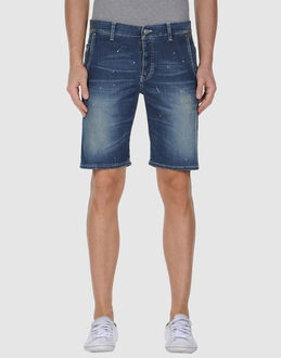 DANIELE ALESSANDRINI HOMME - JEANS - Bermuda jeans - su YOOX.COM