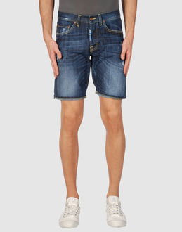DANIELE ALESSANDRINI DENIM - JEANS - Bermuda jeans - su YOOX.COM
