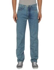 COTTON BELT - Denim trousers