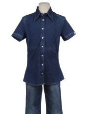 INDIAN ROSE - Camicia jeans