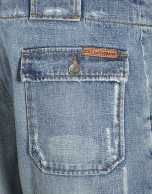 Cargo Shorts - Denim Bermudas - Dolce&Gabbana - Summer 2014 Cargo Shorts - Denim Bermudas - Dolce&Gabbana - Summer 2014