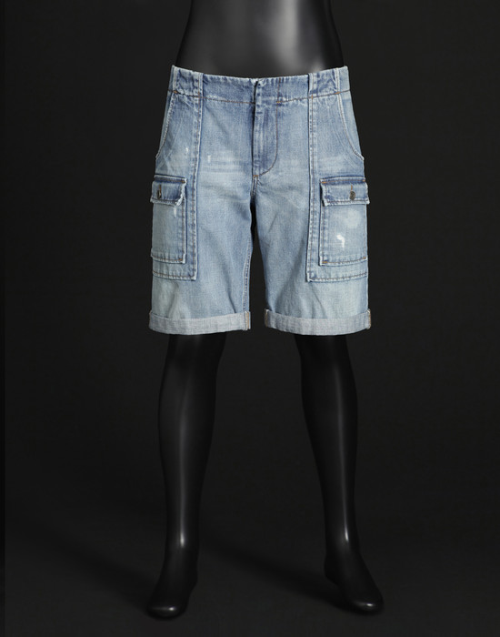Cargo Shorts - Denim Bermudas - Dolce&Gabbana - Summer 2014 Cargo Shorts - Denim Bermudas - Dolce&Gabbana - Summer 2014