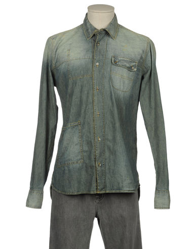 ZOOM GOLD CASE by ROCCO FRAIOLI - Denim shirt