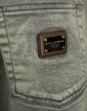 Denim black sovratinto verde - Pantaloni jeans - Dolce&Gabbana - Estate 2014 Denim black sovratinto verde - Pantaloni jeans - Dolce&Gabbana - Estate 2014