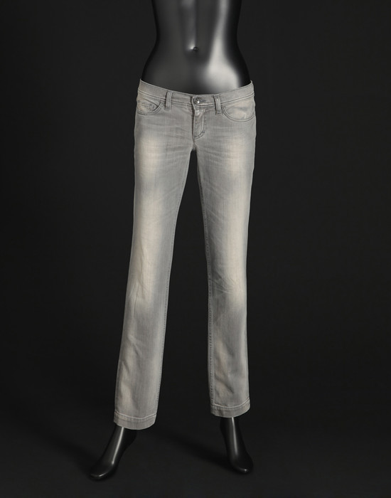 Denim blu effetto Vintage - Pantaloni jeans - Dolce&Gabbana - Estate 2015 Denim blu effetto Vintage - Pantaloni jeans - Dolce&Gabbana - Estate 2015