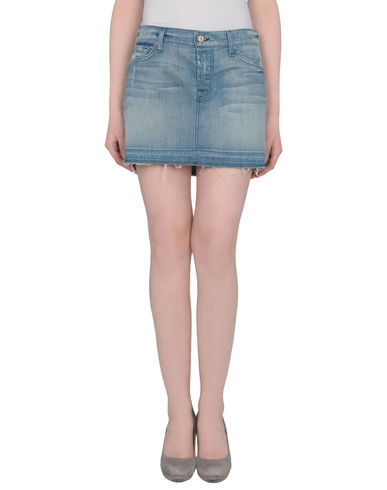 ZOOM 7 FOR ALL MANKIND - Denim skirt