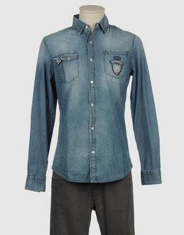 GF FERRE' JEANS - JEANS - Camicie jeans - su YOOX.COM