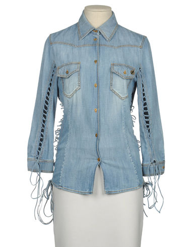 ZOOM ROBERTO CAVALLI - Denim shirt