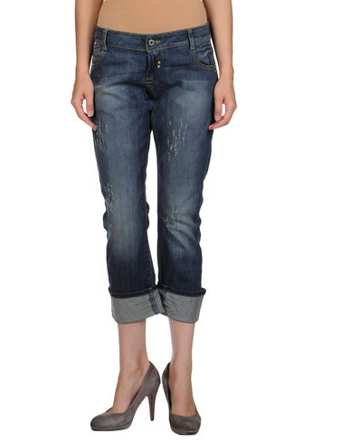 ZOOM PATRIZIA PEPE - Denim capris