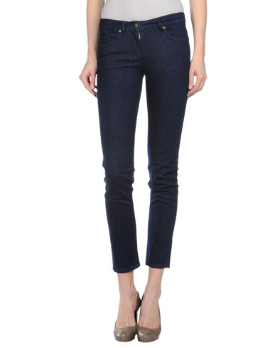 ZOOM YVES SAINT LAURENT RIVE GAUCHE - Denim capris