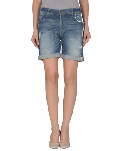 ZOOM DANIELE ALESSANDRINI DENIM - Denim bermudas