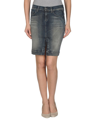 ZOOM 7 FOR ALL MANKIND - Denim skirt