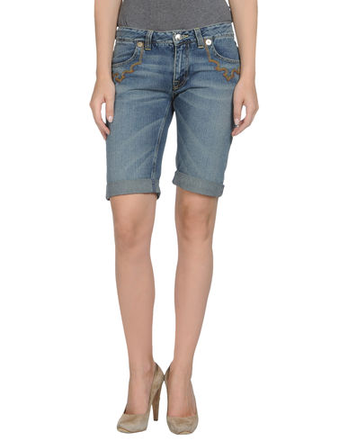 ZOOM PUMP WESTERN CHIC - Denim bermudas