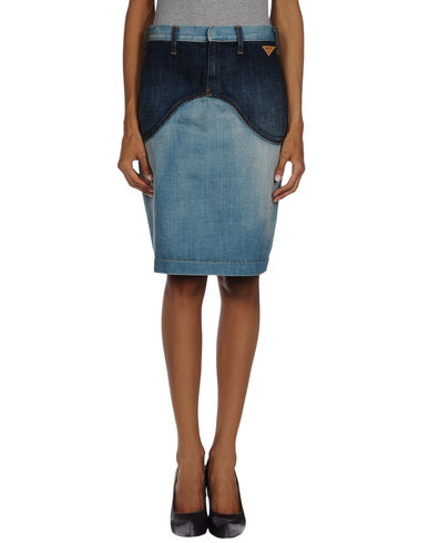 ZOOM MELTIN POT - Denim skirt