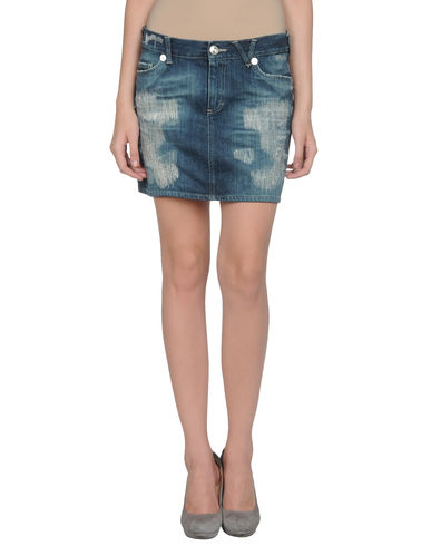 ZOOM VERSACE JEANS COUTURE - Denim skirt