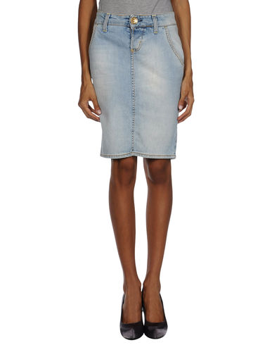 ZOOM TWO WOMEN IN THE WORLD - Denim skirt