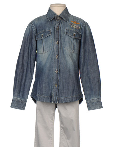 ZOOM AERONAUTICA MILITARE - Denim shirt
