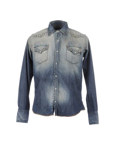 ZOOM DANIELE ALESSANDRINI DENIM - Denim shirt