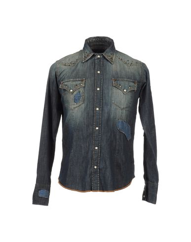 ZOOM DANIELE ALESSANDRINI DENIM - Denim shirt