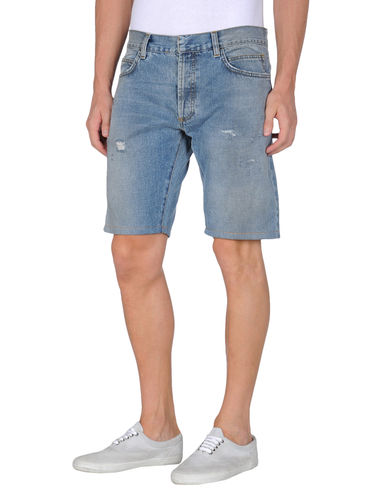 ZOOM BALMAIN - Denim bermudas