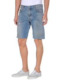 BALMAIN - Denim bermudas