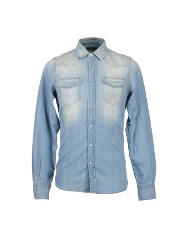 ZOOM DANIELE ALESSANDRINI HOMME - Denim shirt