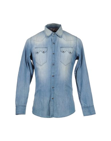 ZOOM DANIELE ALESSANDRINI DENIM - Denim shirt