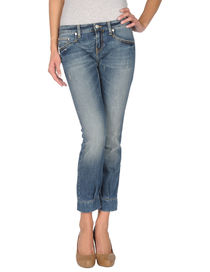 PINKO GREY - Denim capris