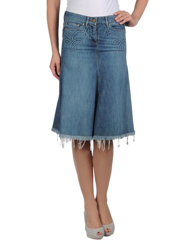 ZOOM ALEXANDER MCQUEEN - Denim skirt