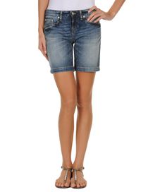 PINKO GREY - Denim shorts