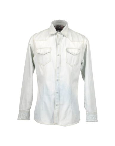 ZOOM DANIELE ALESSANDRINI DENIM - Denim shirt